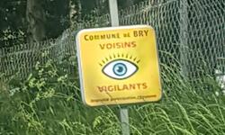 Panneau Commune de Bry Voisins Vigilants